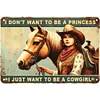 Cowgirl - Vintage Metal Signs - 20*30cm/30*40cm - Western