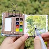 Pocket Artist Watercolor Travel Set Mini Watercolor Paint Set for Travel Drawing