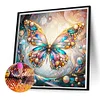 Butterfly- Square AB Drills Diamond Painting(35x35cm)