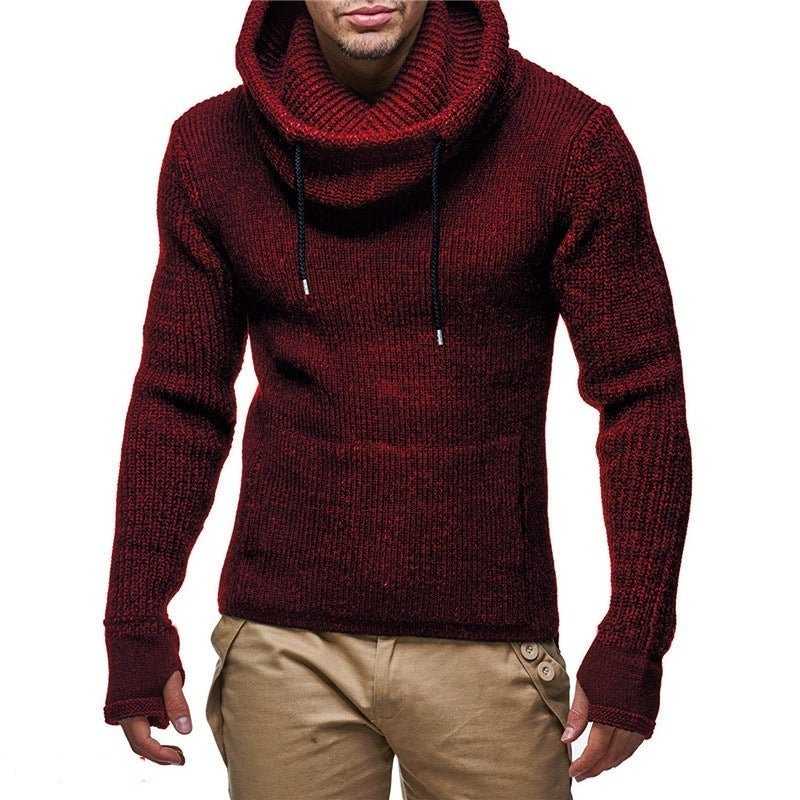 Men's Pullover Thickened Turtleneck Sweater