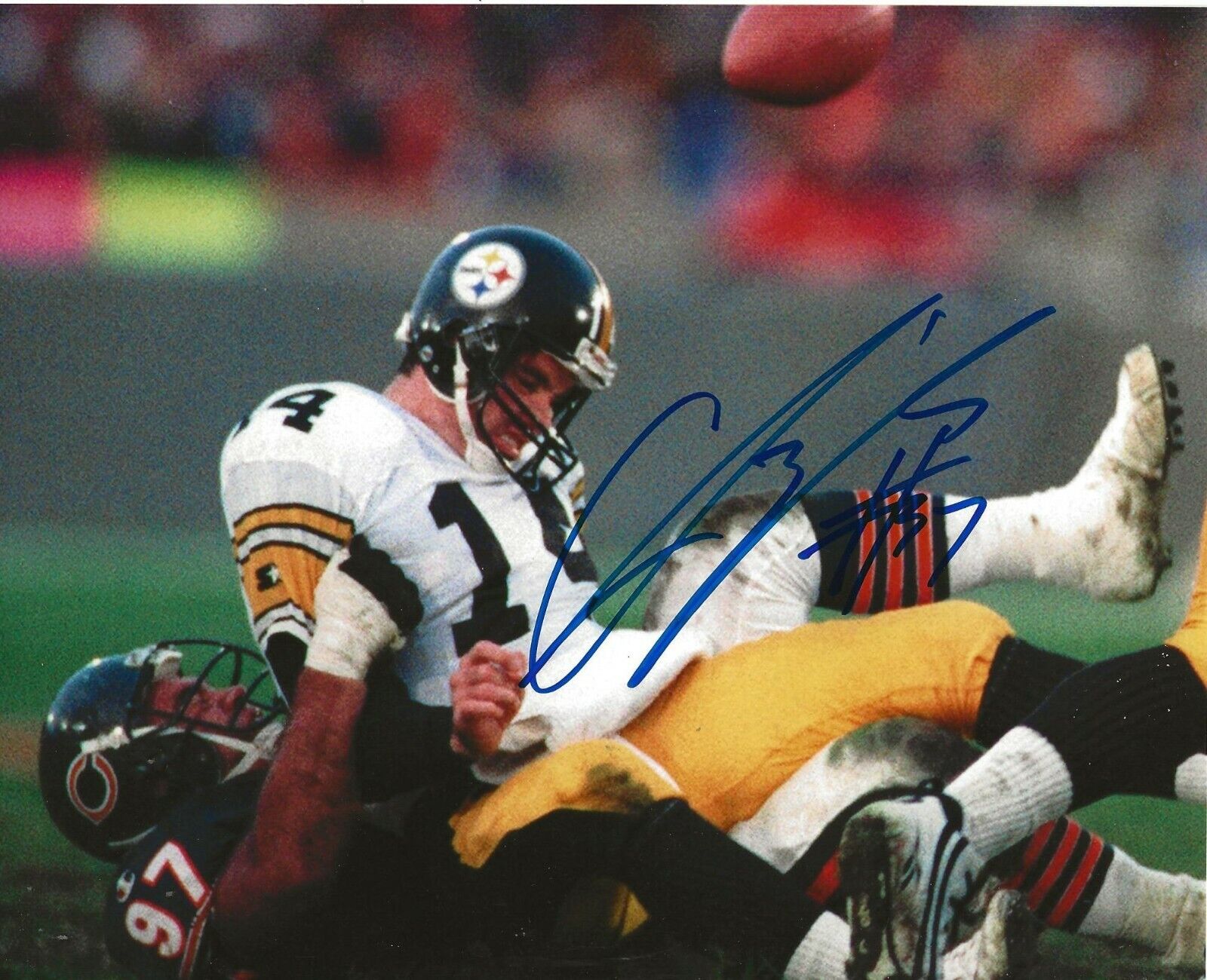 Chris Zorich signed Chicago Bears 8x10 Photo Poster painting autographed 2