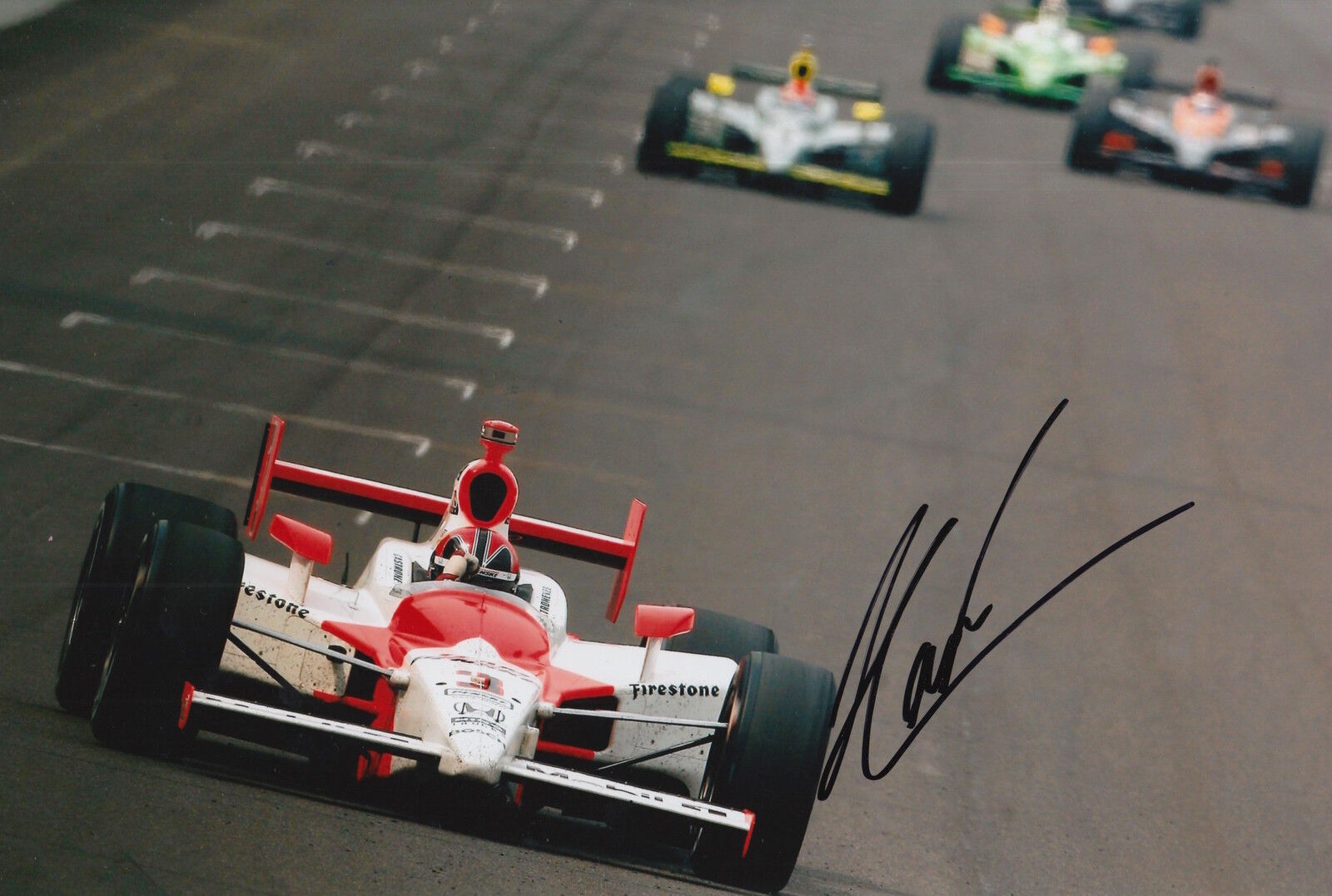 Helio Castroneves Hand Signed 12x8 Photo Poster painting Indy 500 Legend 1.