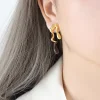 Creative Musical Note Golden Earrings