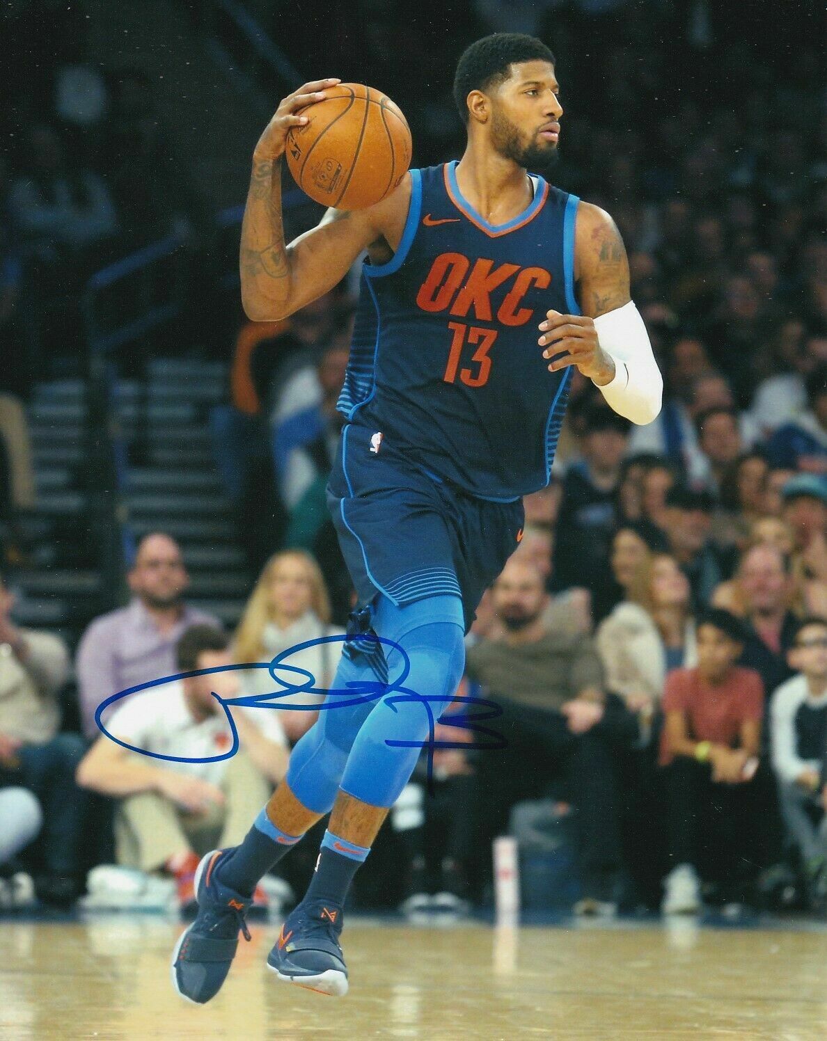 Paul George Autographed Signed 8X10 Photo Poster painting Thunder REPRINT