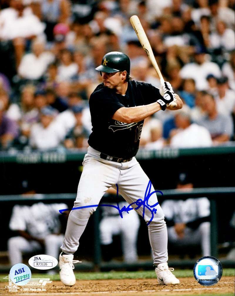 Jason Giambi Jsa Certified Authentic Hand Signed 8x10 Photo Poster painting Autograph