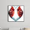 >SALE<5D DIY Full Round Drill Diamond Painting Cardinal Kit Home Decoration (B6740)