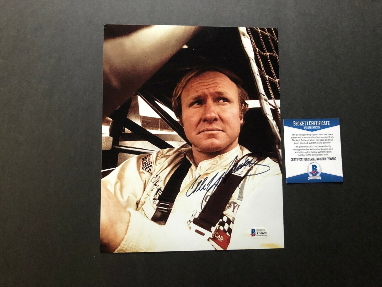 Cale Yarborough Hot! signed autographed Nascar legend 8x10 Photo Poster painting Beckett BAS coa