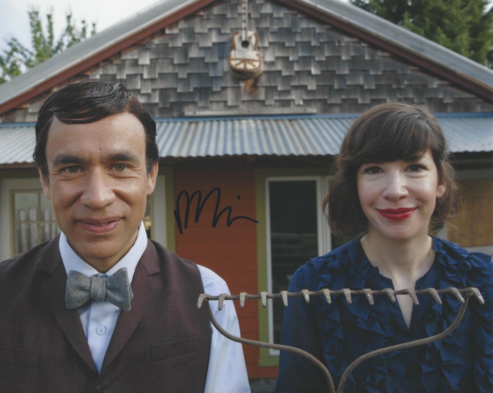 FRED ARMISEN SIGNED AUTHENTIC 'PORTLANDIA' 8x10 Photo Poster painting B w/COA SNL SHOW ACTOR