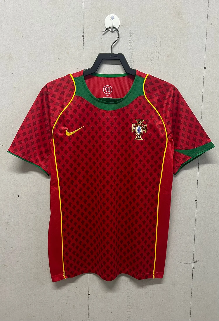 2004 Portugal Home Retro Jersey