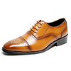 Men Brogue Microfiber Leather Business Casual Dress Shoes -Dress Shoes