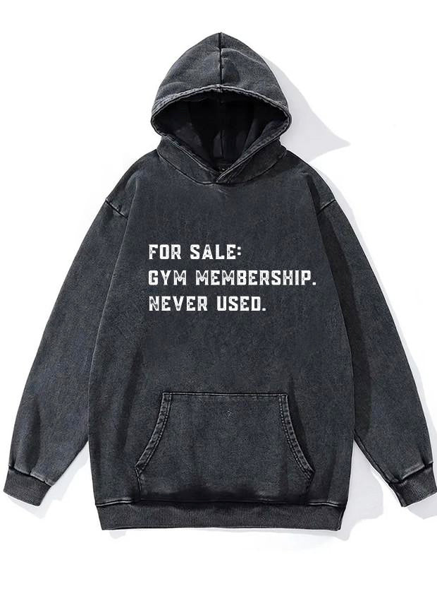 for sale gym membership Washed Gym Hoodie