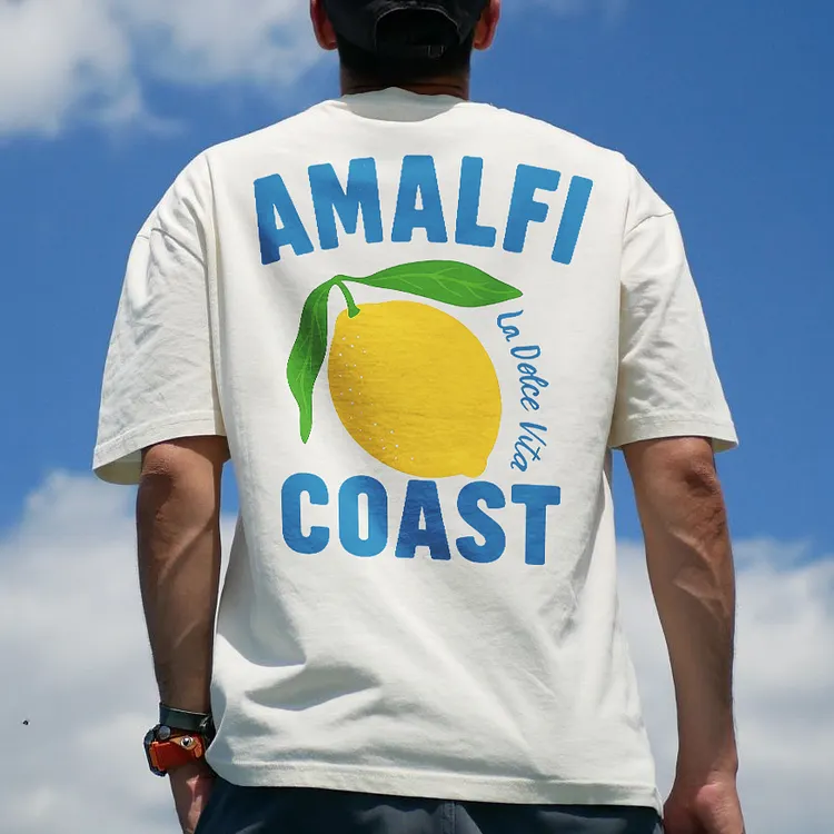 Amalfi Coast Printed Men's T-shirt