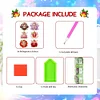 6Pcs Diamond Painting Acrylic Flower Fairy Elf Fridge Stickers