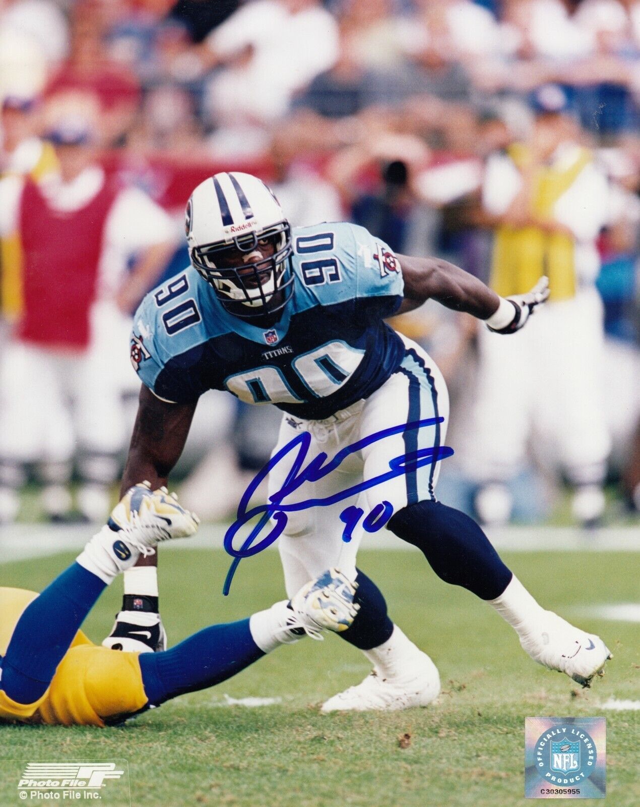 Jevon Kearse #0 8x10 SignedPhoto Poster painting w/ COA Tennessee Titans 033119