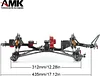 AMK 313 Wheelbase DIY All Metal & Carbon Fiber Frame Chassis for 1/10 RC Crawler Axial SCX10 Rock Off-Road Truck