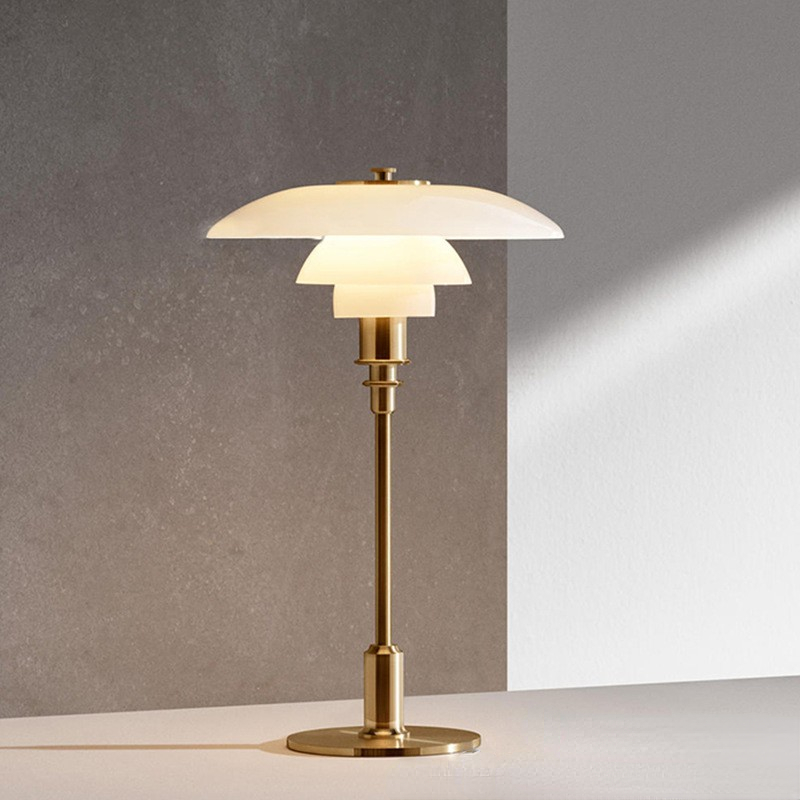 Nordic PH3 Glass Table Lamp Designer Bedside Table Lamp