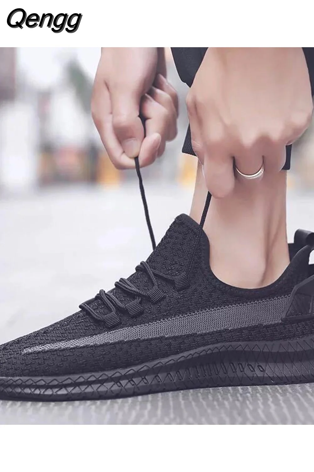 Qengg Men's Lightweight Running Shoes Summer Ultra-light Breathable Sneakers Zapatos De Mujer Walking Shoes Boys Sneakers sd453