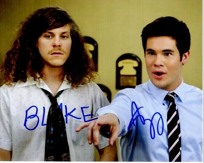 Adam Devine and Blake Anderson Signed - Autographed Workaholics 8x10 inch Photo Poster painting