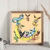 (Stamped/Counted) Evolution Form Of Pok&eacute;mon Eevee - 11CT Cross Stitch 50*50cm/19.69*19.69in