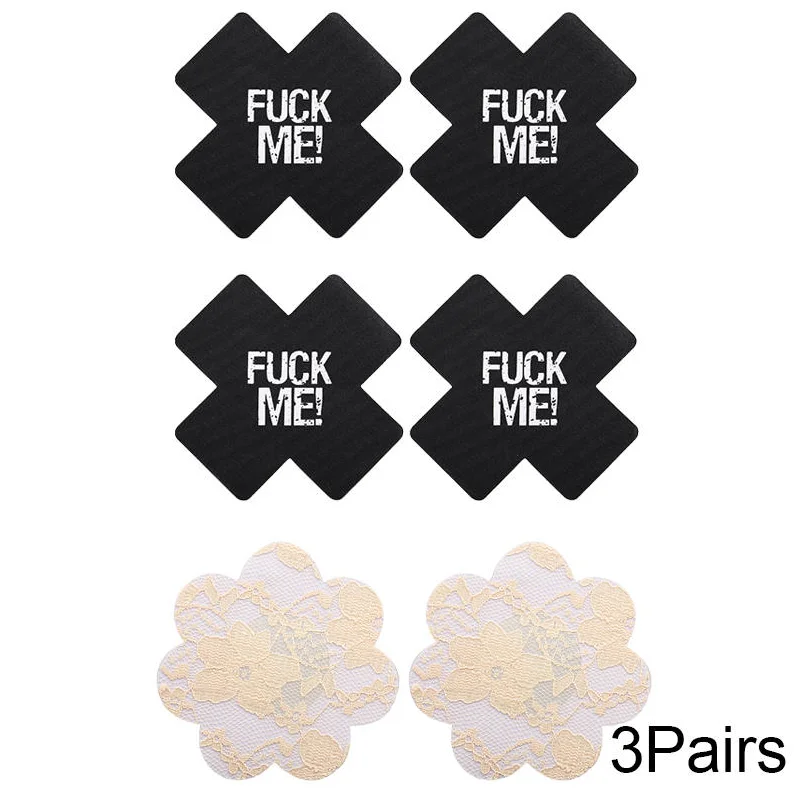 Billionm Women Nipple Cover Breast Stars Colorful Petals Invisible Nipple Self Adhesive Sticker Female Sexy Bras Accessories