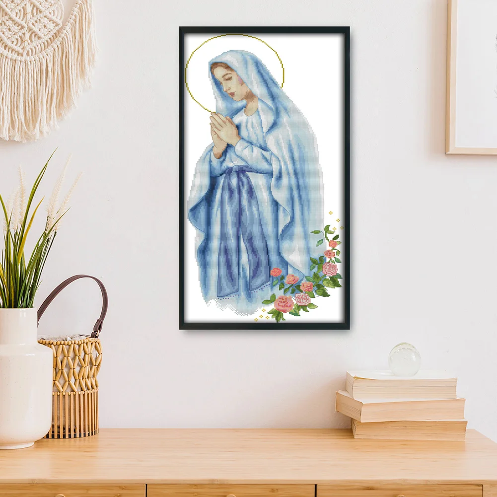 14ct Stamped Cross Stitch - Virgin Mary(57*31cm)