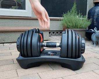 ADJUSTABLE DUMBELL 90 lbs- Fitness Home Supplies