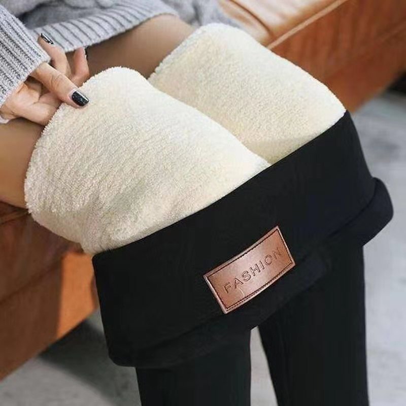 Plain Warmth Casual Leggings