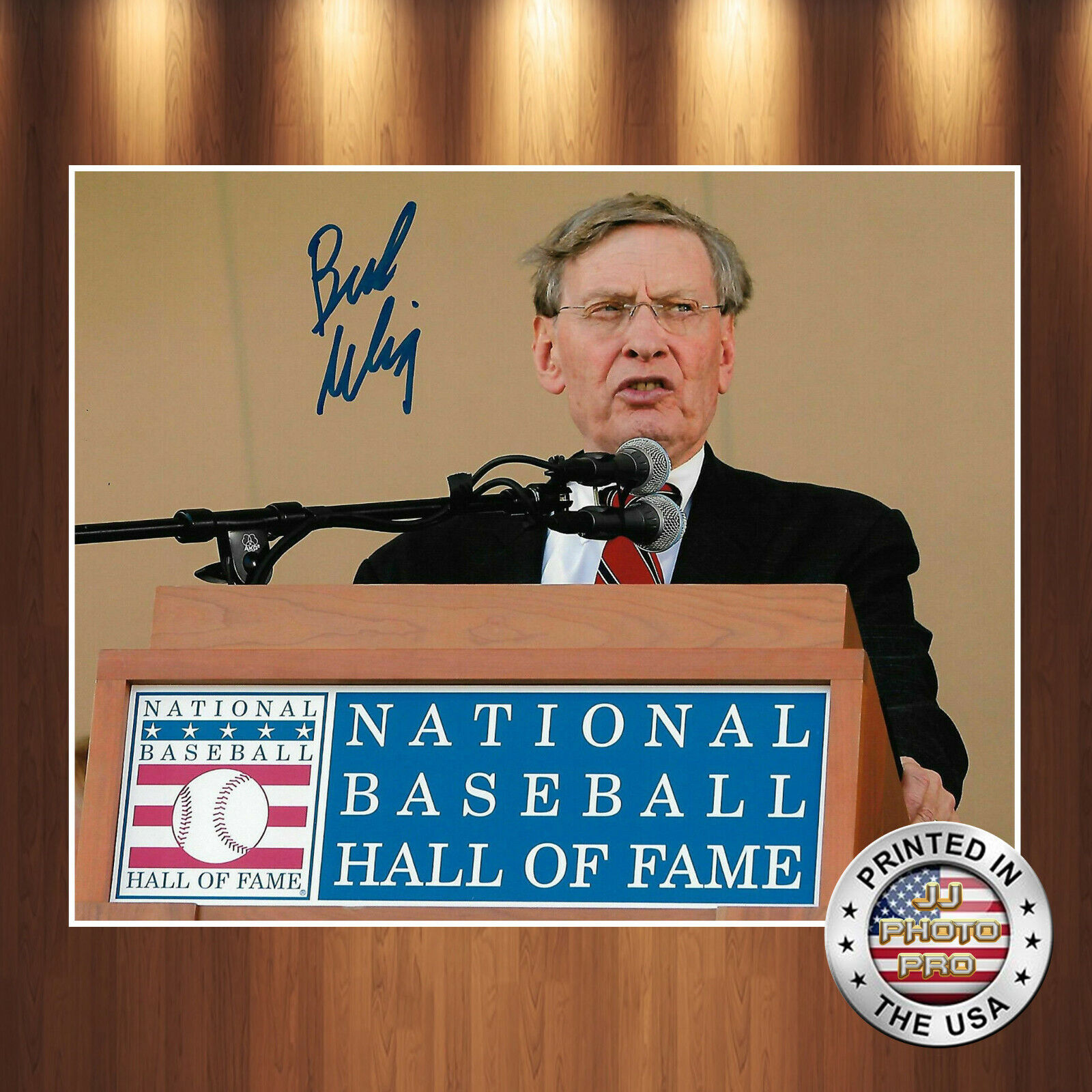 Bud Selig Autographed Signed 8x10 Photo Poster painting ( HOF ) REPRINT