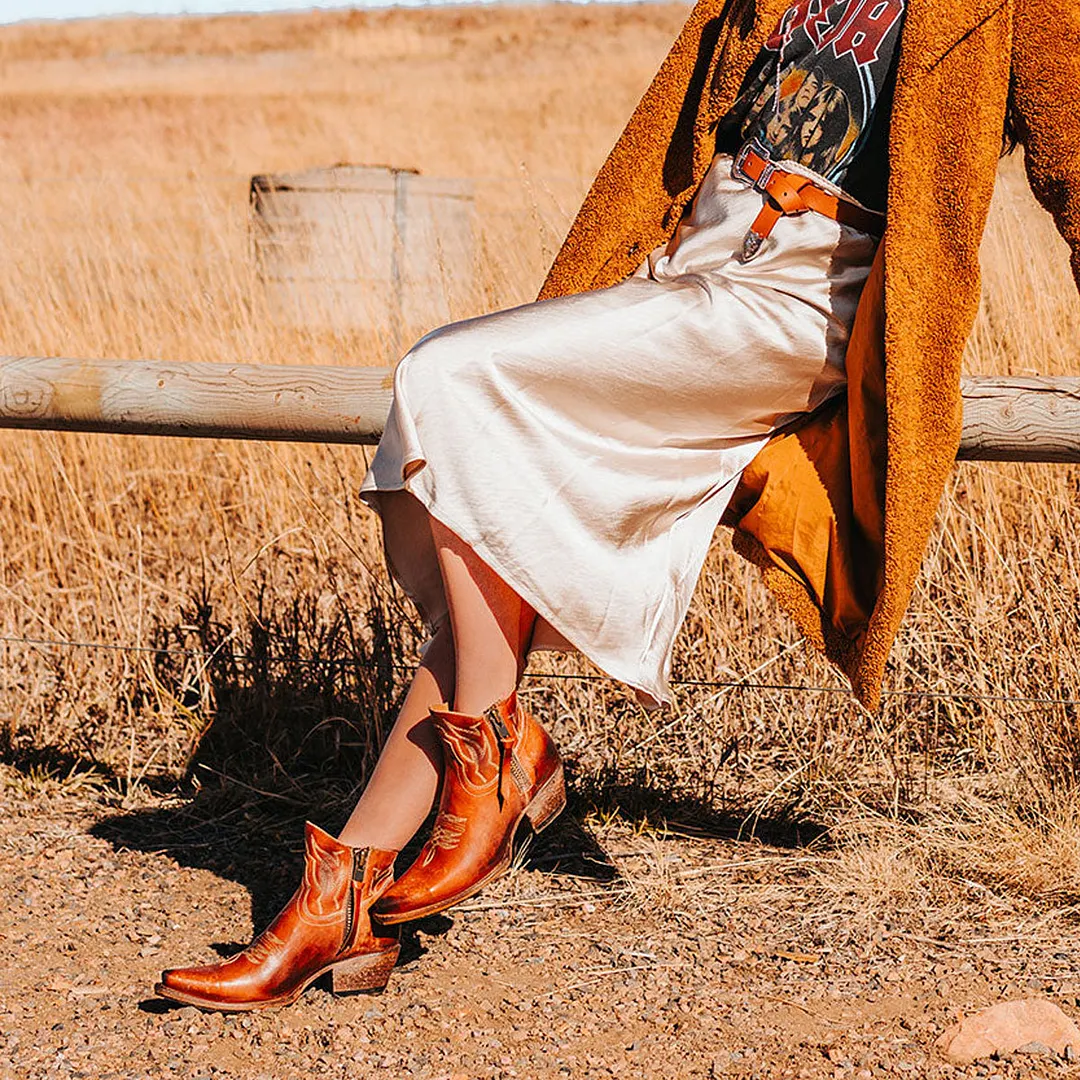 Tall Brown Cowgirl Boots Snip Toe main image 1