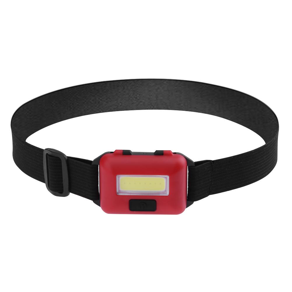 

3 Modes Waterproof COB Flashlight Outdoors Headlight Headlamp Torch(Red), 501 Original