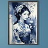 (40*60cm)Girl - Round AB Drill Diamond Painting