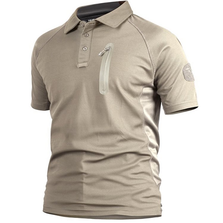 Men's Outdoor Tactical Raglan Short Sleeve Tactical T-Shirt