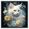 Flower Cat - 11CT Stamped Cross Stitch 40*40cm