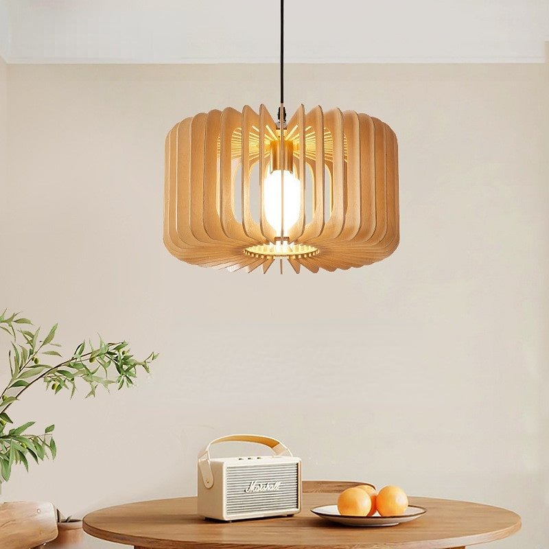 Modern DIY Country Style Wood Pendant Light