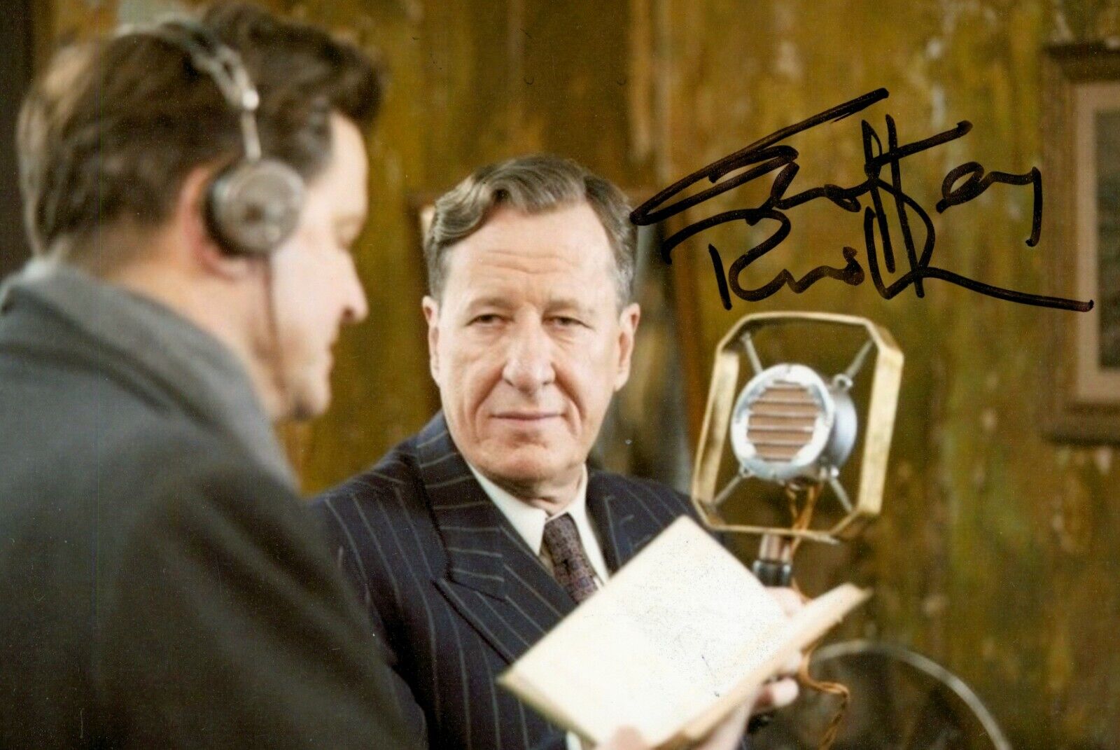 Geoffrey Rush Hand Signed 6x4 Photo Poster painting The King's Speech Genuine Autograph + COA