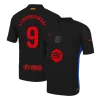 LEWANDOWSKI #9 Barcelona Away Authentic Soccer Jersey 2024/25 &ndash; Spotify Logo Without Text