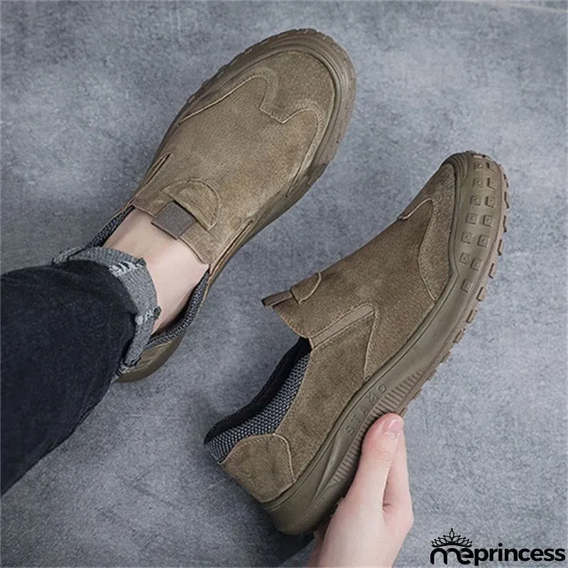Outdoor Climbing Soft Sole Wear Resistant Loafers for Men