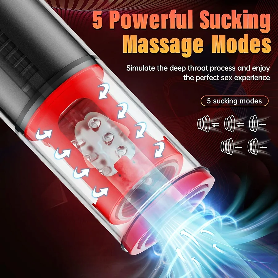 2 IN 1 Automatic 5*5 Sucking Vibrating Masturbator&Penis Pump 2 IN 1 Automatic 5*5 Sucking Vibrating Masturbator&Penis Pump