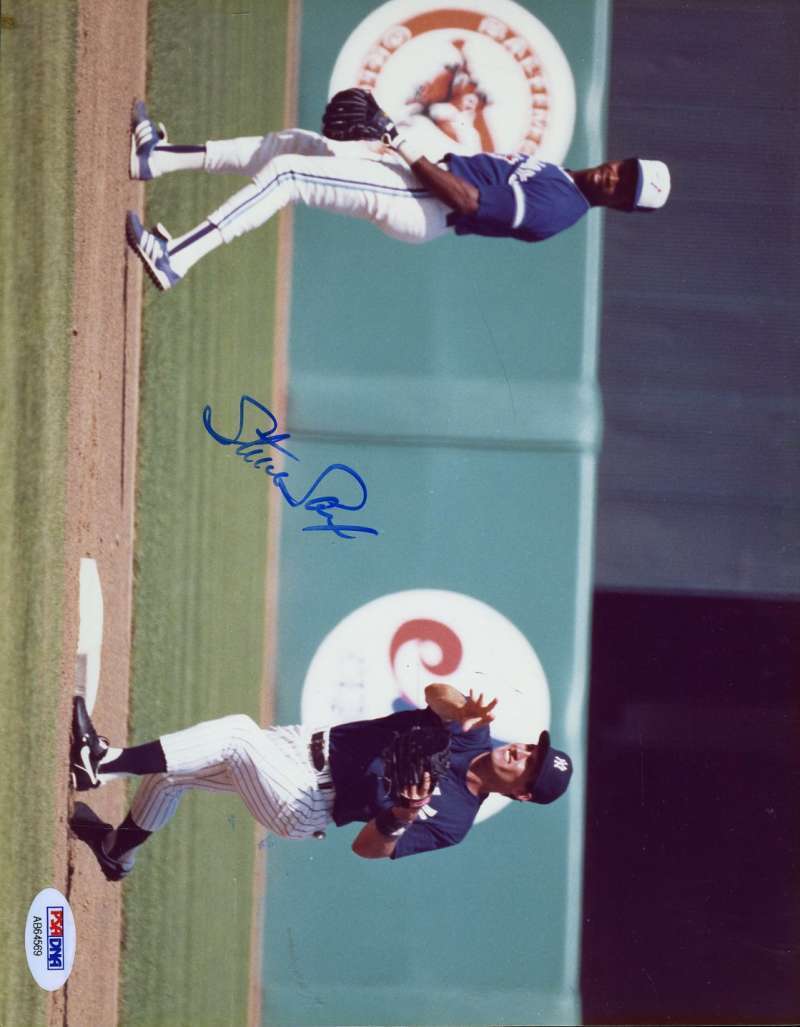 Steve Sax Yankees Psa/dna Signed Original Image 1/1 8x10 Photo Poster painting Autograph