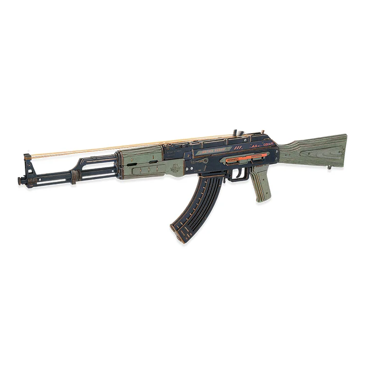 ROKR AK-47 Assault Rifle Toy Gun 3D Wooden Puzzle LQ901 | Robotime Online