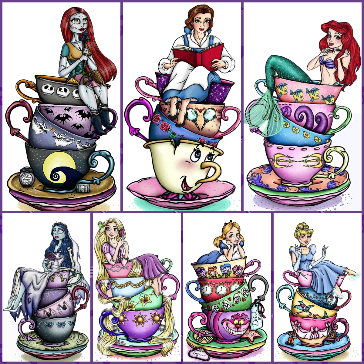 Alice In Wonderland 11CT (40*50CM) Stamped Cross Stitch