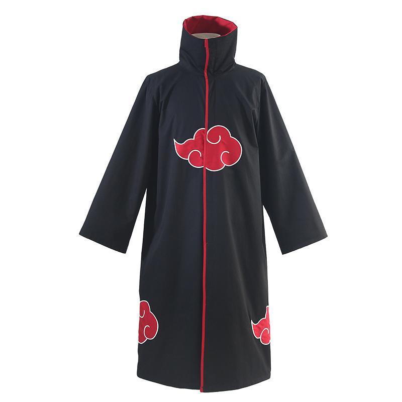 Akatsuki Cosplay Costume Only Coat Zipper Cape