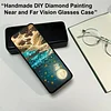 PU Handmade Sunglasses Storage Box Art Crafts for Glasses Storage (Starry Sky)