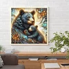 (40*40cm)Black Bear - Full Round Drill Diamond Painting