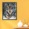 Wolf - 9CT Full Beaded Cross Stitch Kit(31x40cm)
