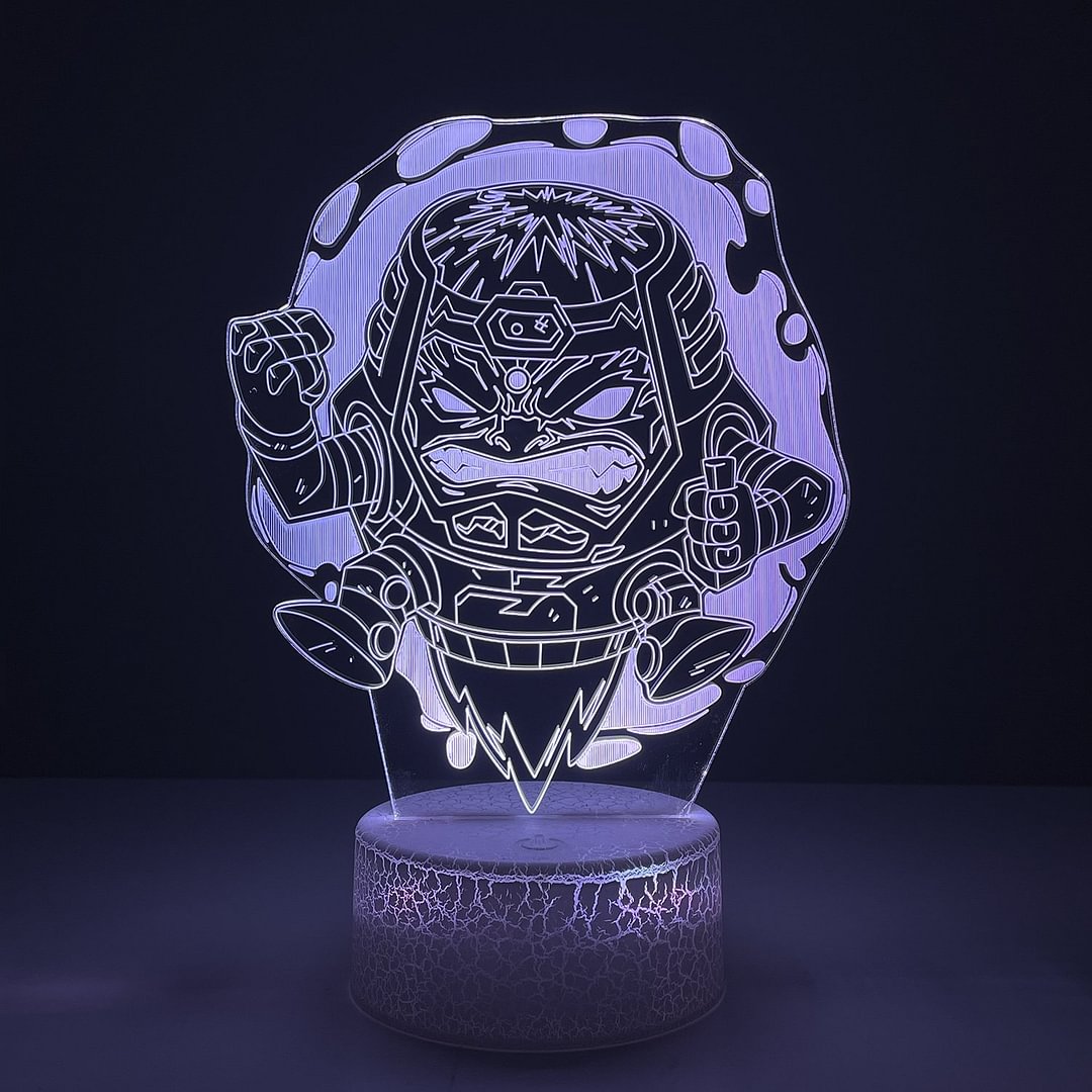 M.O.D.O.K Night Light LED 7 Color Changing for Kids Room Decor Lamp Toy Gifts