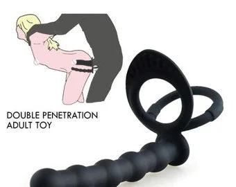pornhint Pornhint Double Penetration Bead Dildo - Vagina Anal Sex- Sex Toy For Couple - Anal Plug - Adult Sex Toys