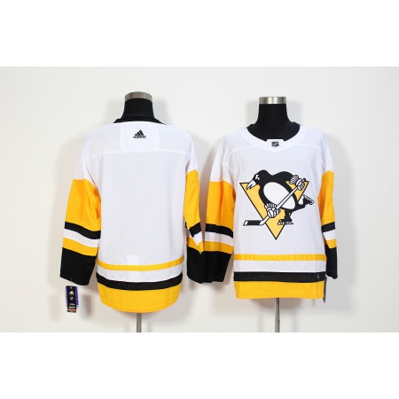 Men's  Pittsburgh Penguins White Stitched NHL Jersey