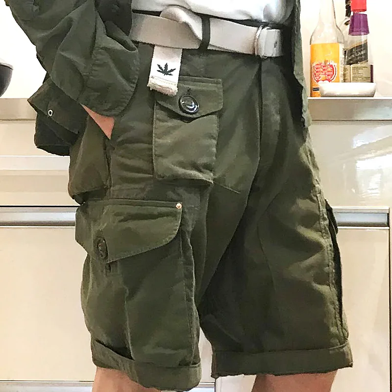 Vintage 100% Cotton 7-pocket Cargo Shorts
