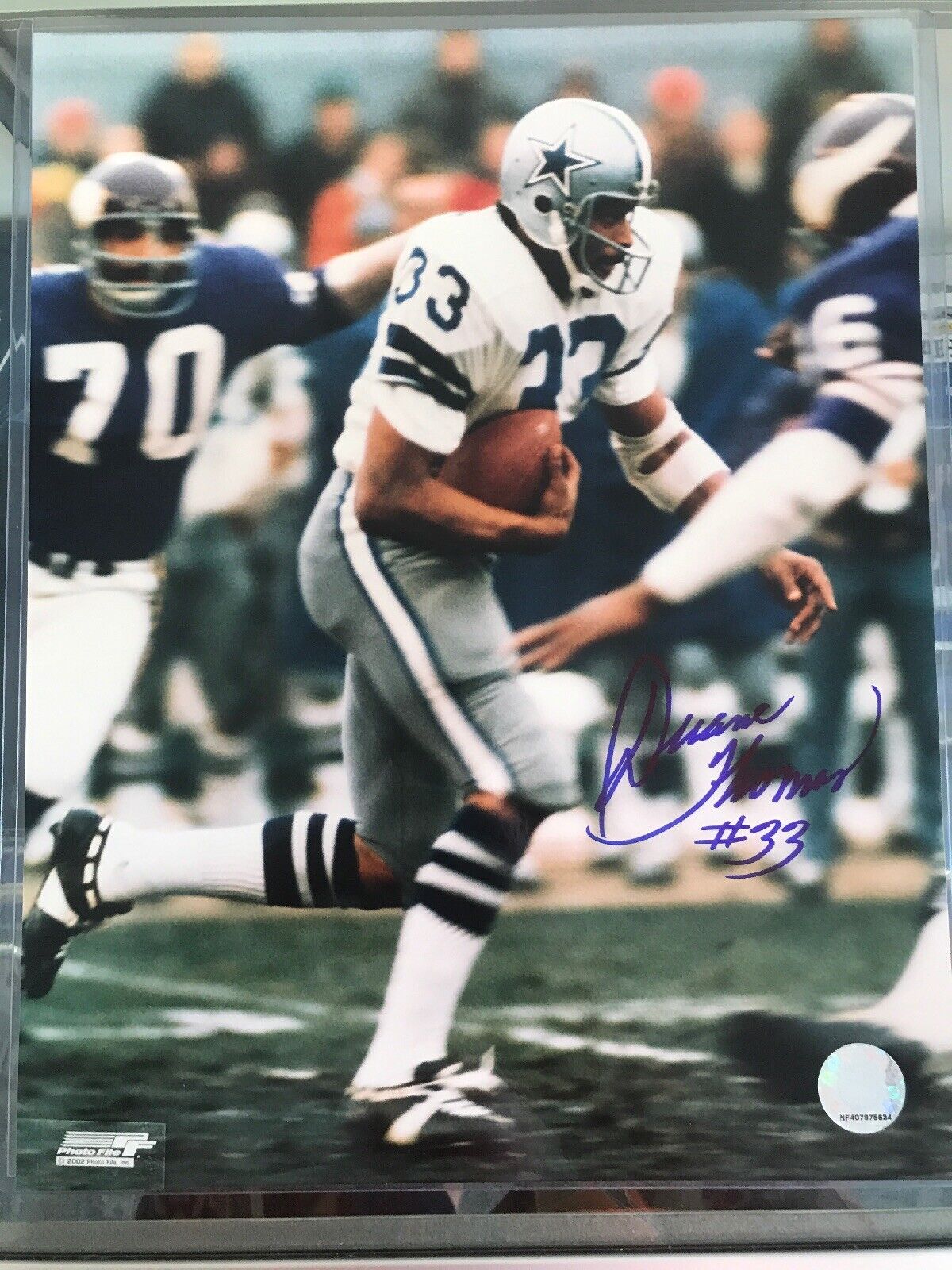 Duane Thomas Signed 11x14 Dallas Cowboys America’s Team D